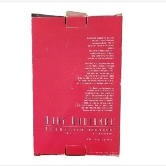 Vintage Barbie 1996 Ruby Radiance Doll Collector Edition Bob Mackie w/ Paperwork - Picture 4 of 8